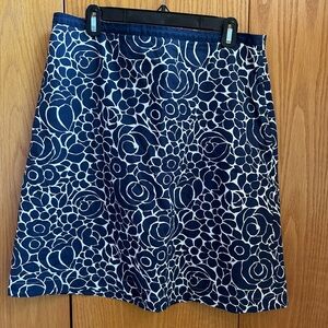 Boden a-line floral skirt --12R